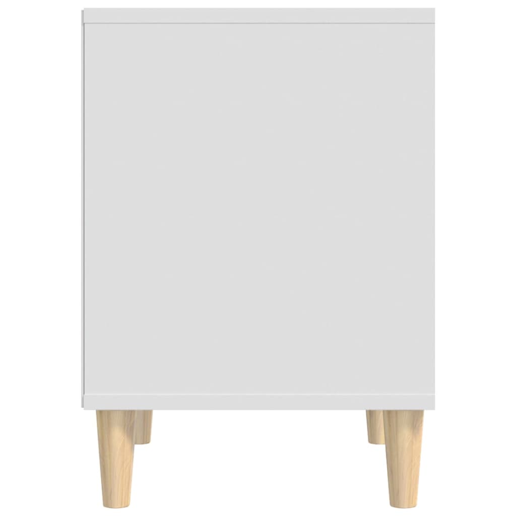 Nattbord 2 stk hvit 40x35x50