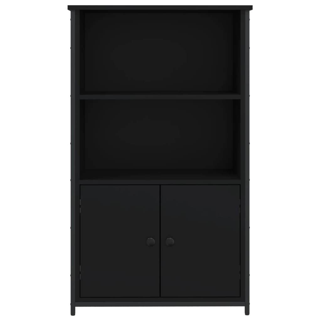 Highboard svart 62x32x103,5 cm konstruert tre