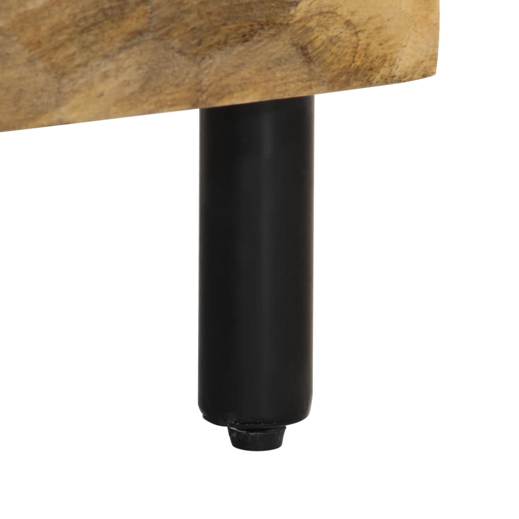 Nattbord 2 stk 40x33x46 cm heltre mango