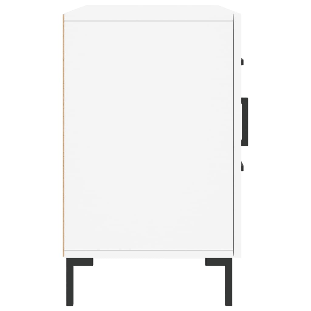 Skjenk hvit 100x36x60 cm konstruert tre