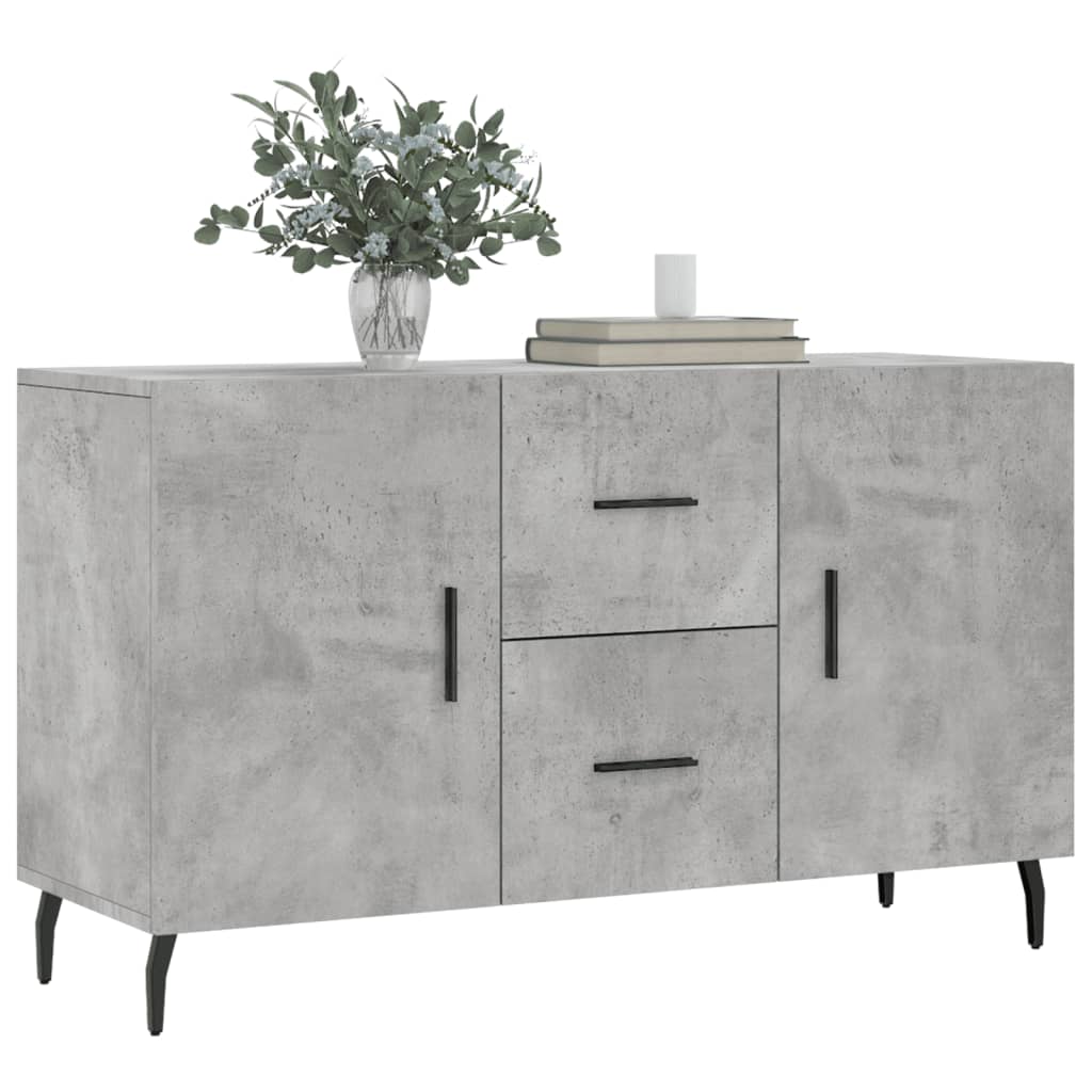 Skjenk betonggrå 100x36x60 cm konstruert tre