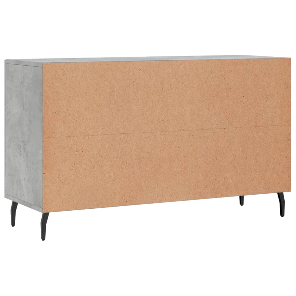 Skjenk betonggrå 100x36x60 cm konstruert tre