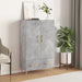 Highboard betonggrå 69,5x31x115 cm konstruert tre