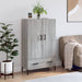 Highboard grå sonoma 69,5x31x115 cm konstruert tre
