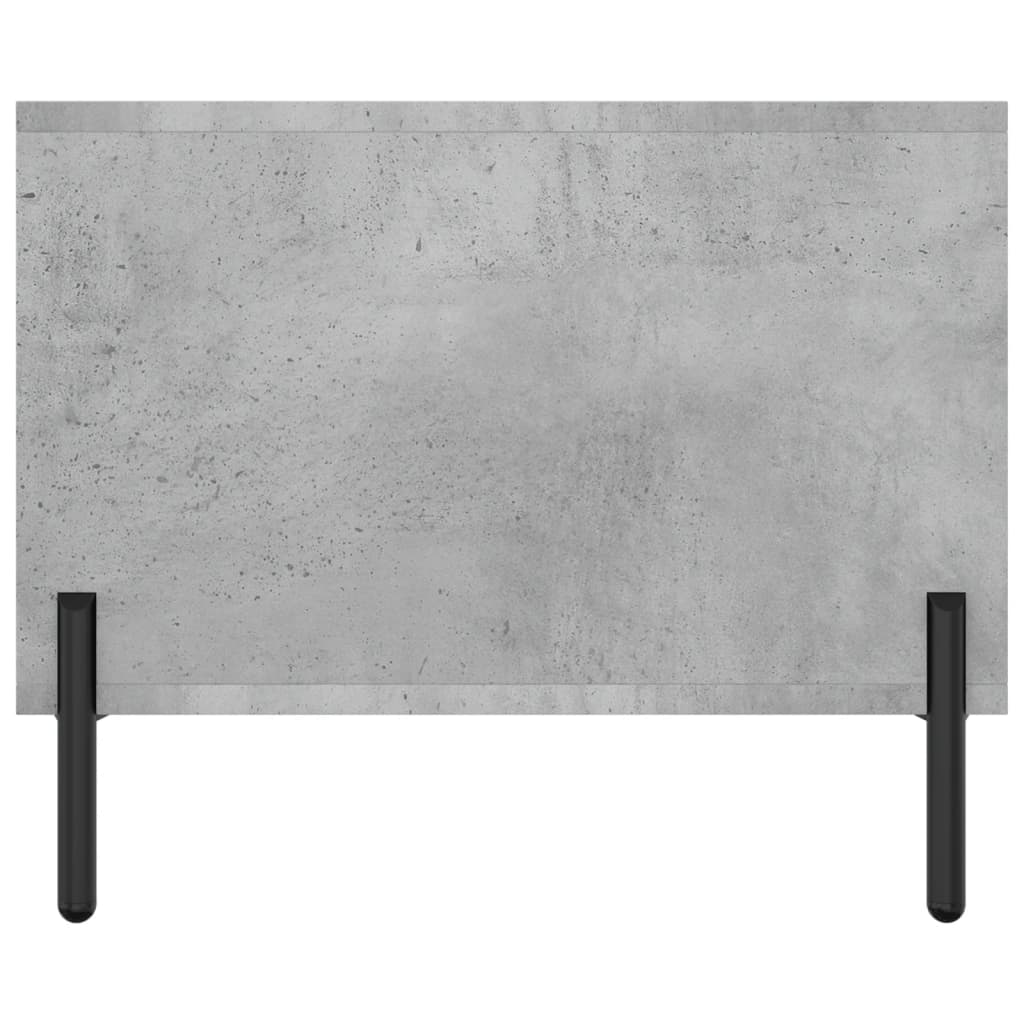 Salongbord betonggrå 102x50x40 cm konstruert tre
