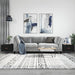 Salongbord 2 stk svart 50x50x40 cm konstruert tre