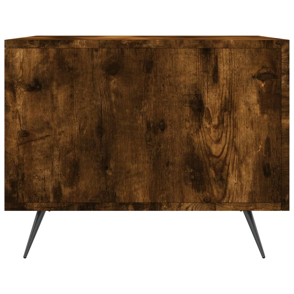Salongbord røkt eik 50x50x40 cm konstruert tre