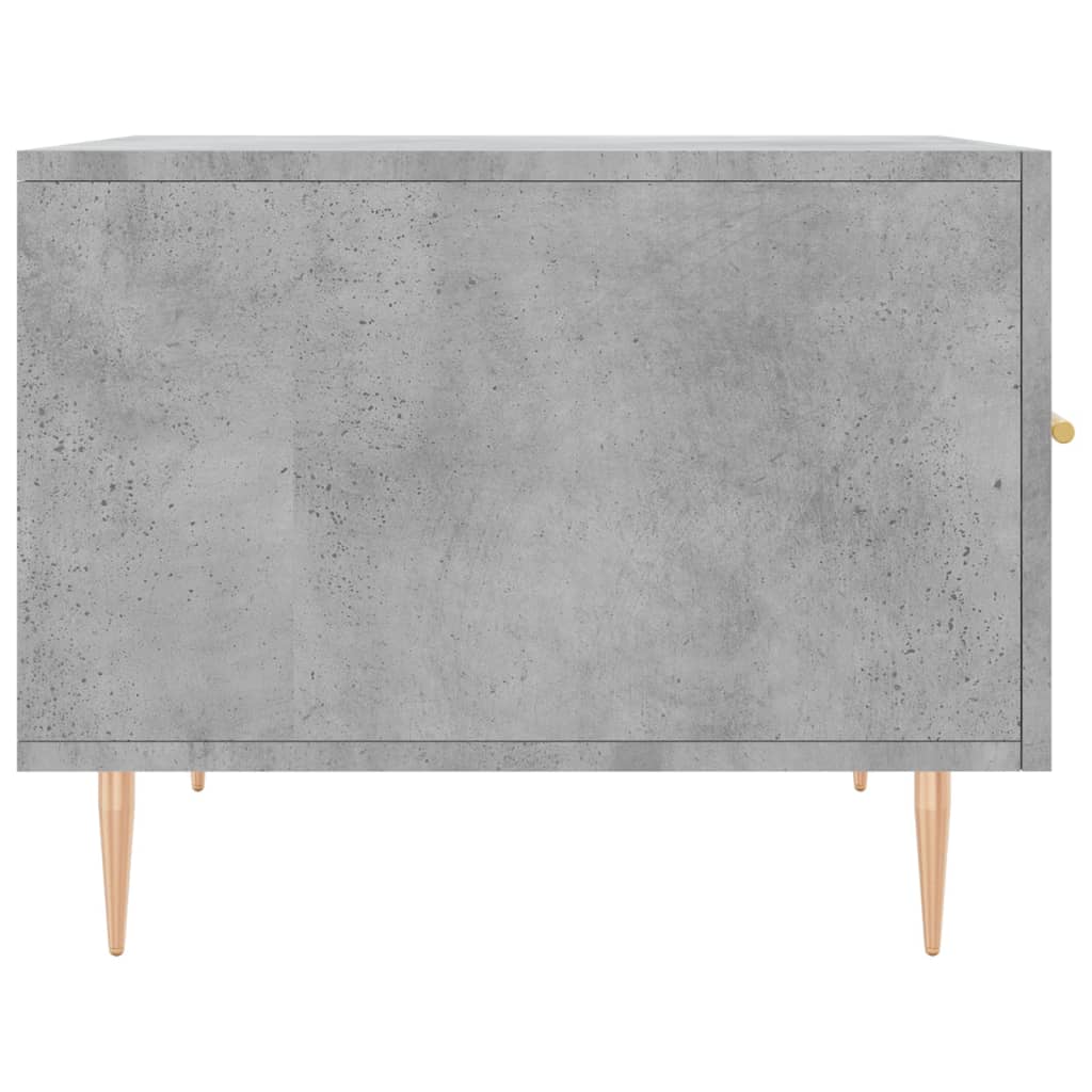 Salongbord betonggrå 50x50x40 cm konstruert tre
