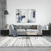 Salongbord 2 stk svart 50x50x40 cm konstruert tre