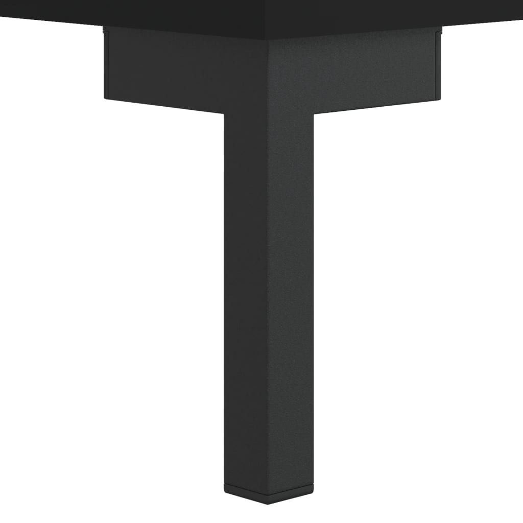 Salongbord svart 50x50x40 cm konstruert tre
