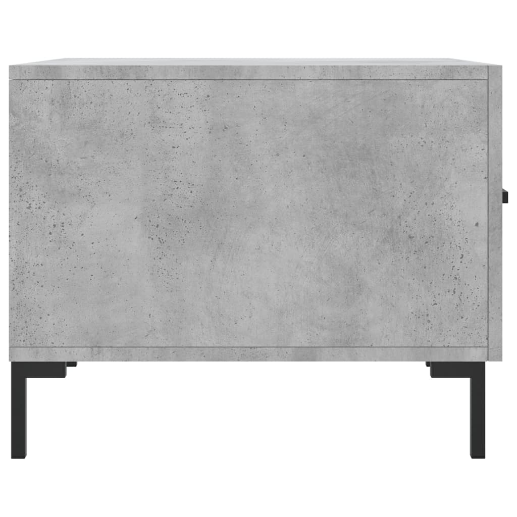 Salongbord betonggrå 50x50x40 cm konstruert tre