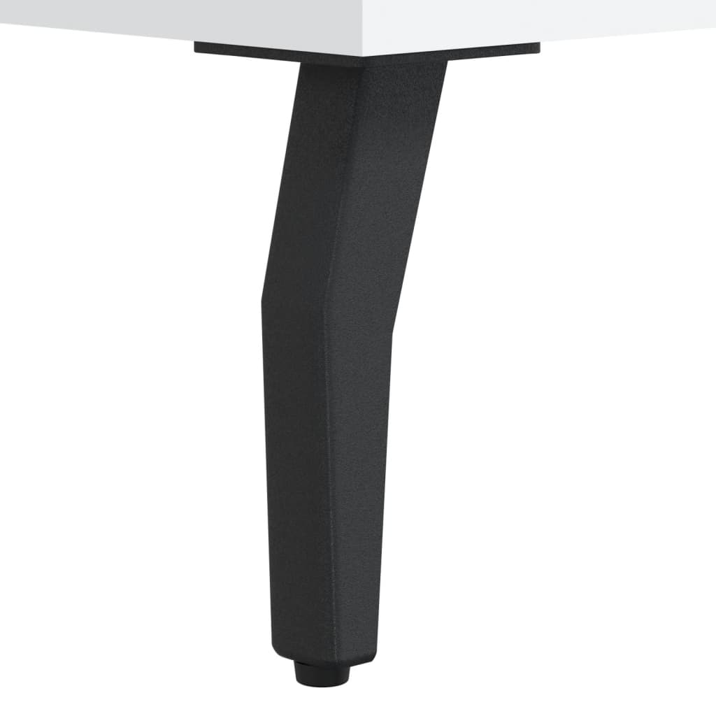Salongbord 2 stk hvit 50x50x40 cm konstruert tre