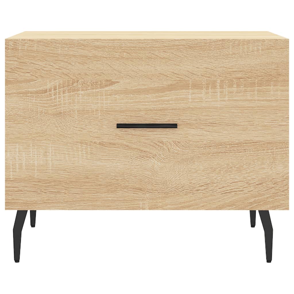 Salongbord 2 stk sonoma eik 50x50x40 cm konstruert tre