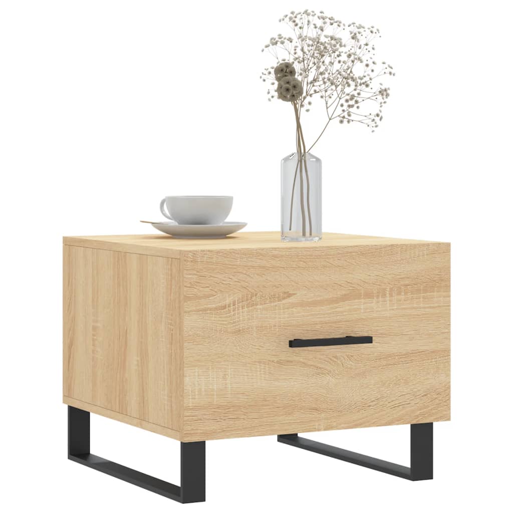 Salongbord 2 stk sonoma eik 50x50x40 cm konstruert tre