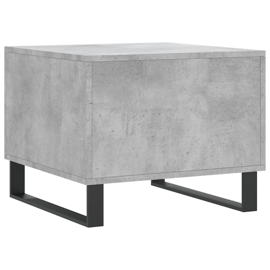 Salongbord 2 stk betonggrå 50x50x40 cm konstruert tre