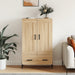 Highboard sonoma eik 69,5x31x115 cm konstruert tre