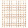 Vinstativ for 120 flasker 112,5x23x123,5 cm heltre furu
