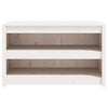Utekjøkkenskap hvit 106x55x64 cm heltre furu