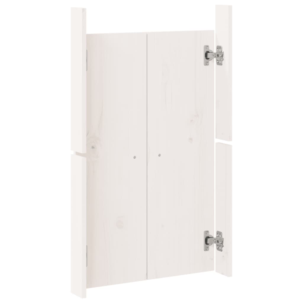 Utekjøkkendører MEPPEL hvit 50x9x82 cm heltre furu