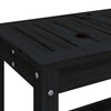 Hagebenk svart 82,5x35x45 cm heltre furu