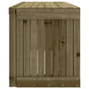Hagebenk utvidbar 212,5x40,5x45 cm impregnert furu