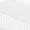 Skummadrass hvit 140x200 cm 7-Zone hardhet 20 ILD