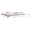 Skummadrass hvit 160x200 cm 7-Zone hardhet 20 ILD