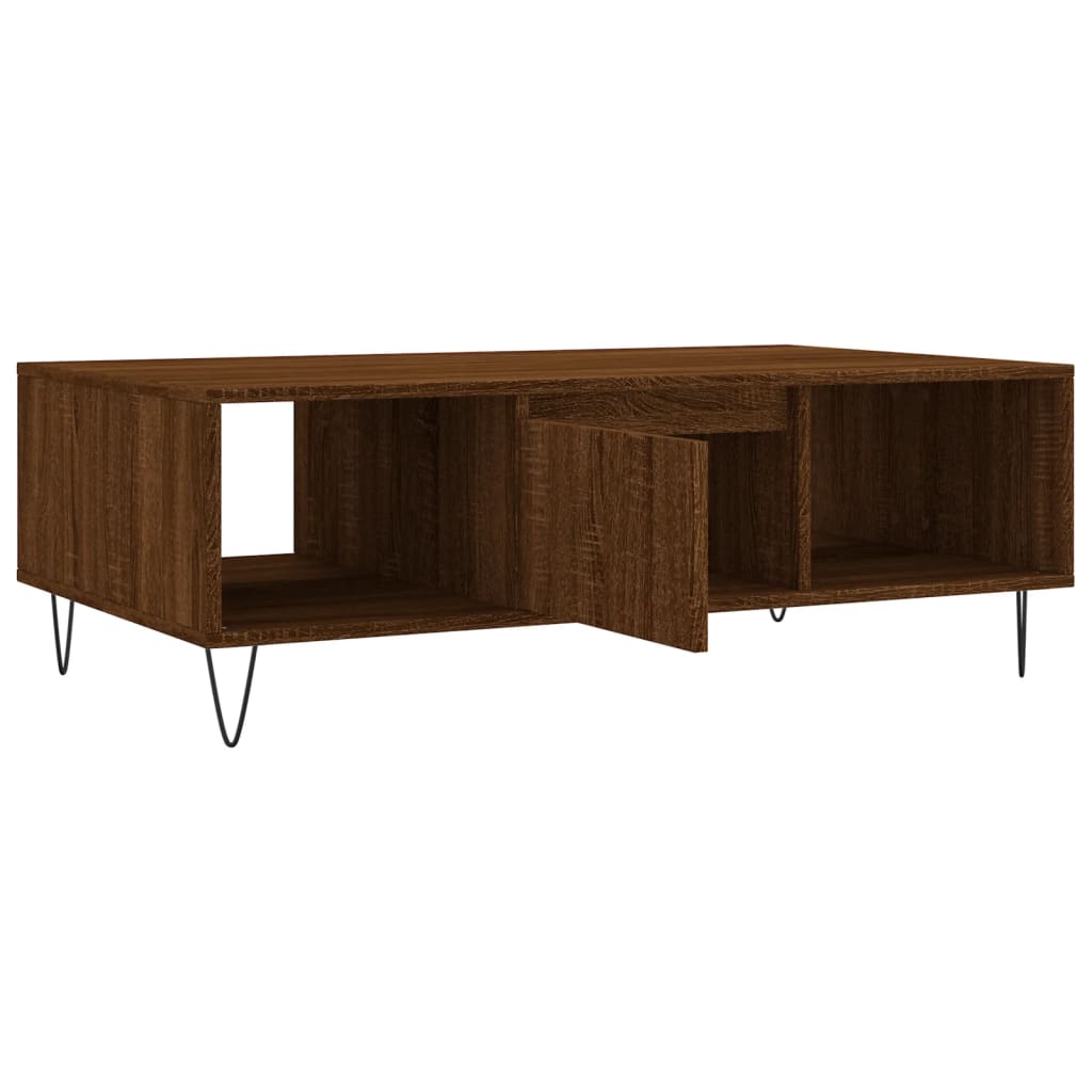 Salongbord sonoma eik 104x60x35 cm konstruert tre