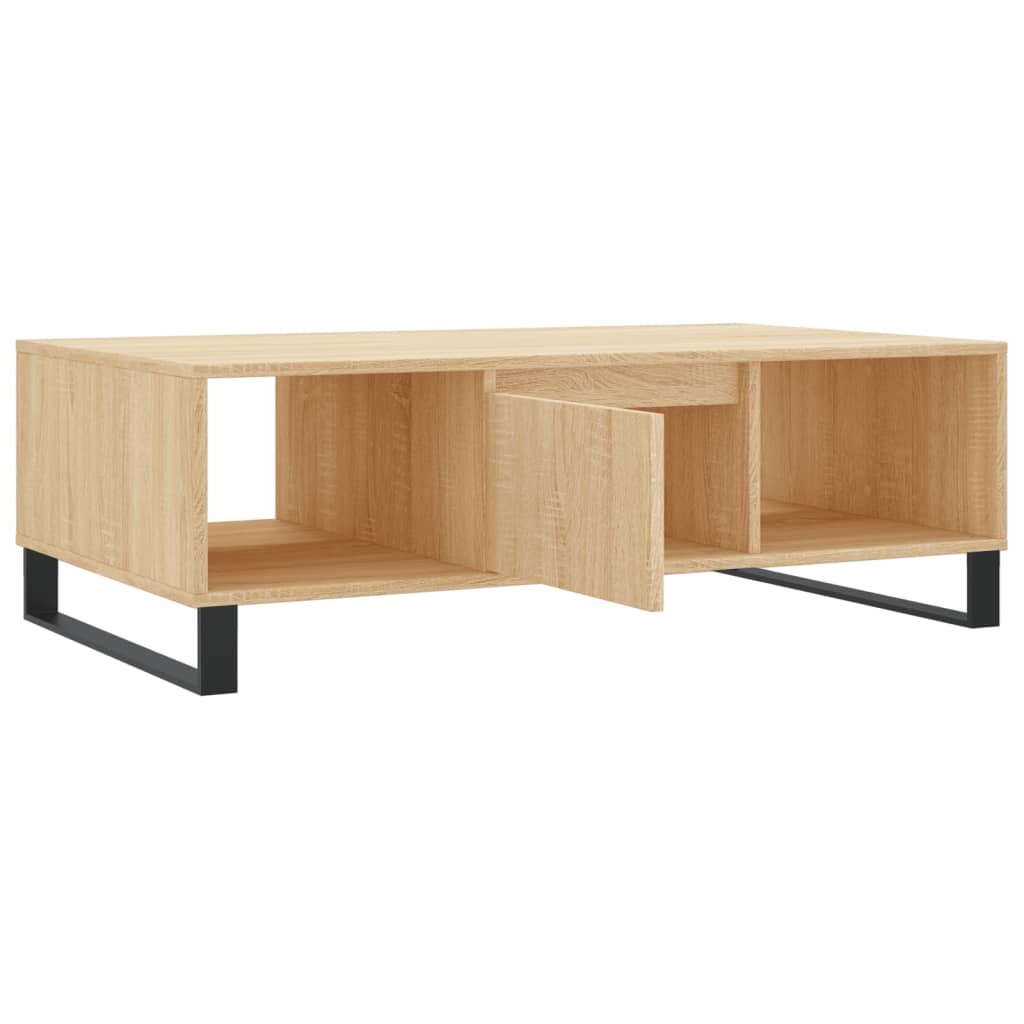 Salongbord Sonoma eik 104x60x35 cm konstruert tre