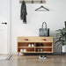 Skoskap sonoma eik 102x35x55 cm konstruert tre