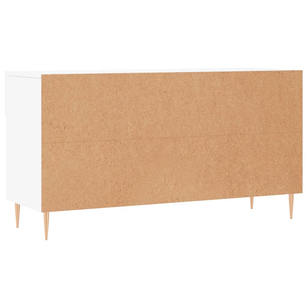 Skobenk hvit 102x35x55 cm konstruert tre