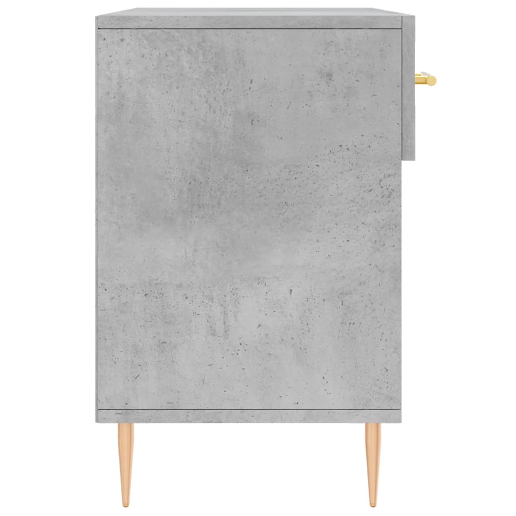 Skobenk betonggrå 102x35x55 cm konstruert tre
