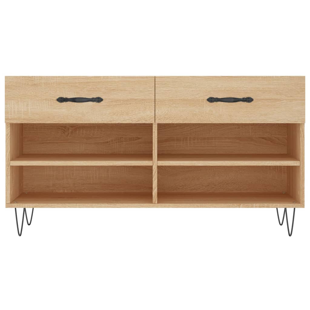 Skoskap sonoma eik 102x35x55 cm konstruert tre