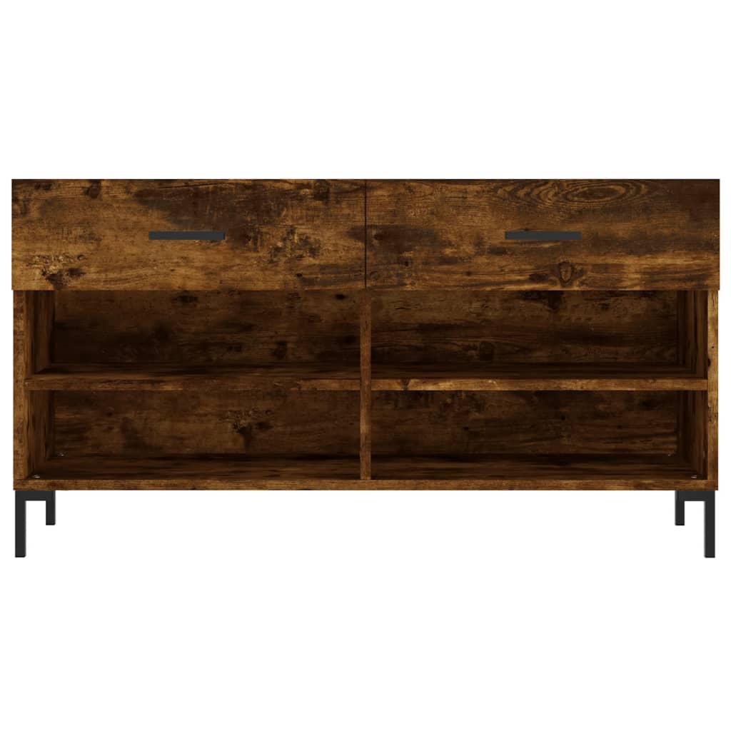 Skobenk røkt eik 102x35x55 cm konstruert tre
