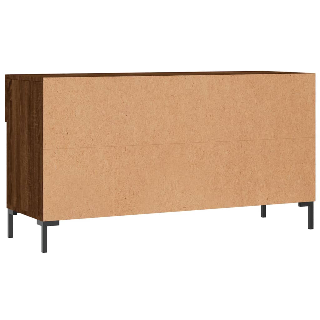 Skobenk brun eik 102x35x55 cm konstruert tre