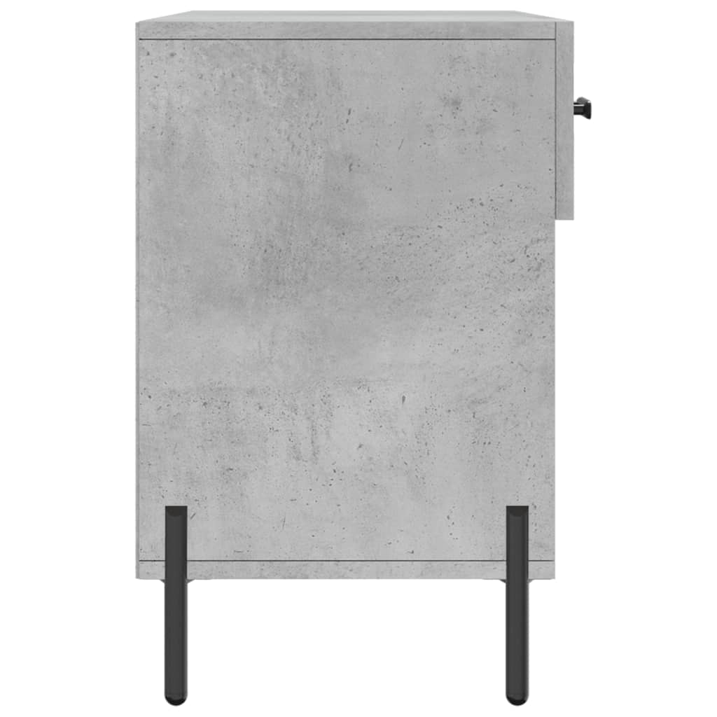 Skobenk betonggrå 102x35x55 cm konstruert tre