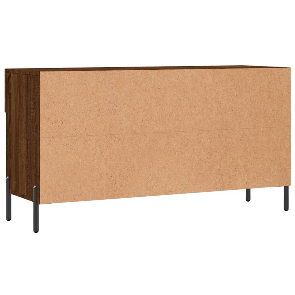 Skobenk brun eik 102x35x55 cm konstruert tre