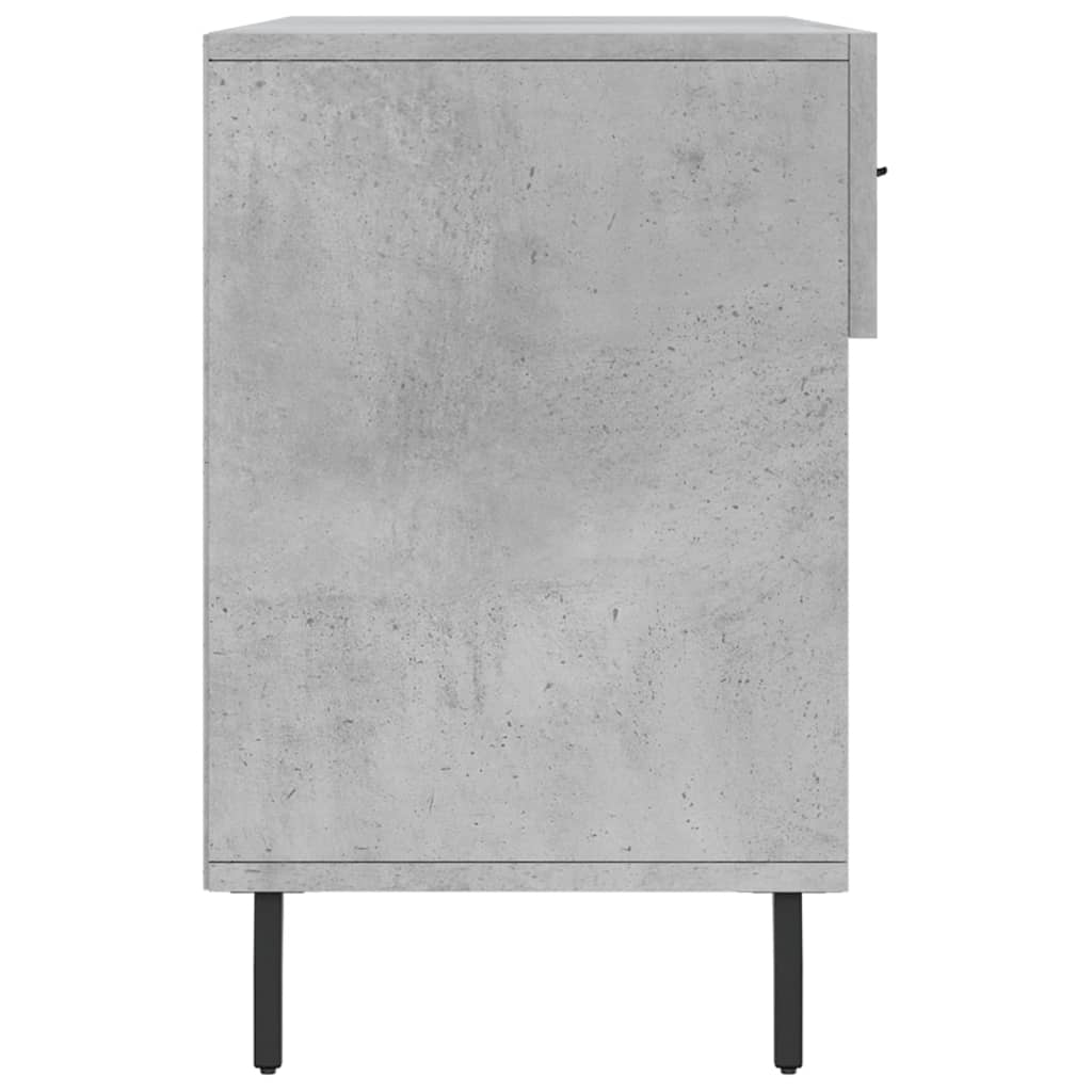 Skobenk betonggrå 102x35x55 cm konstruert tre