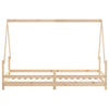 Barnesengeramme 90x200 cm heltre furu