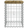 Hagebenk gabiondesign 33x31x42 cm impregnert furu