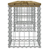 Hagebenk gabiondesign 203x31x42 cm impregnert furu