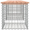 Hagebenk gabiondesign 203x44x42 cm heltre douglasgran