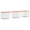 Hagebenk gabiondesign 203x44x42 cm heltre douglasgran