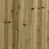 Hagebenk gabiondesign 203x44x42 cm impregnert furu