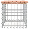 Hagebenk gabiondesign 63x44x42 cm heltre douglasgran