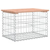 Hagebenk gabiondesign 63x44x42 cm heltre douglasgran