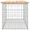 Hagebenk gabiondesign 83x44x42 cm heltre furu