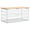 Hagebenk gabiondesign 83x44x42 cm heltre furu