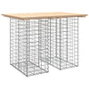 Hagebenk gabiondesign 100x70x72 cm heltre furu