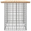 Hagebenk gabiondesign 100x70x72 cm heltre furu